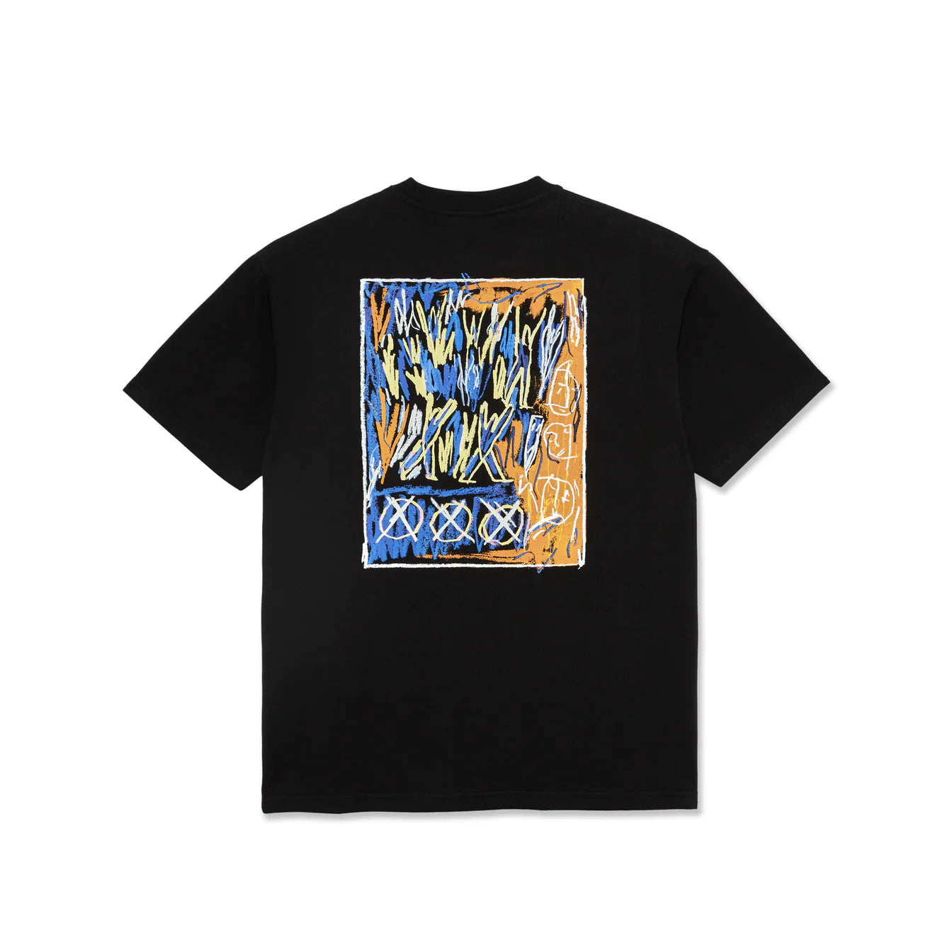 Polar Skate Co Campfire Tee Shirt in Black - M I L O S P O R T