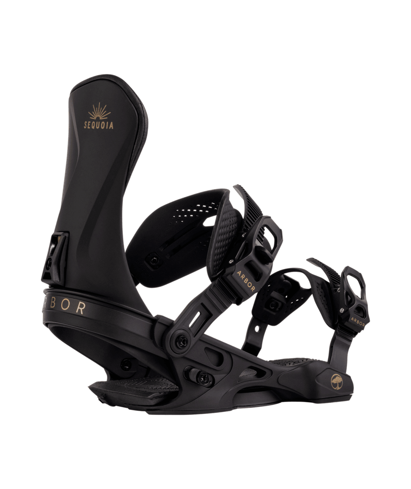 Arbor Sequoia Black and Gold Womens Snowboard Binding 2026 - M I L O S P O R T
