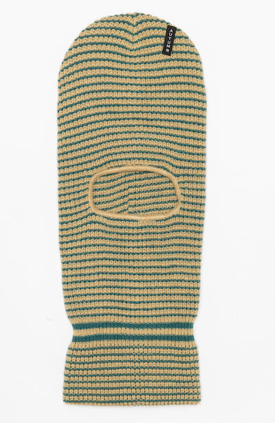 Autumn Stripe Balaclava in Khaki 2024 - M I L O S P O R T