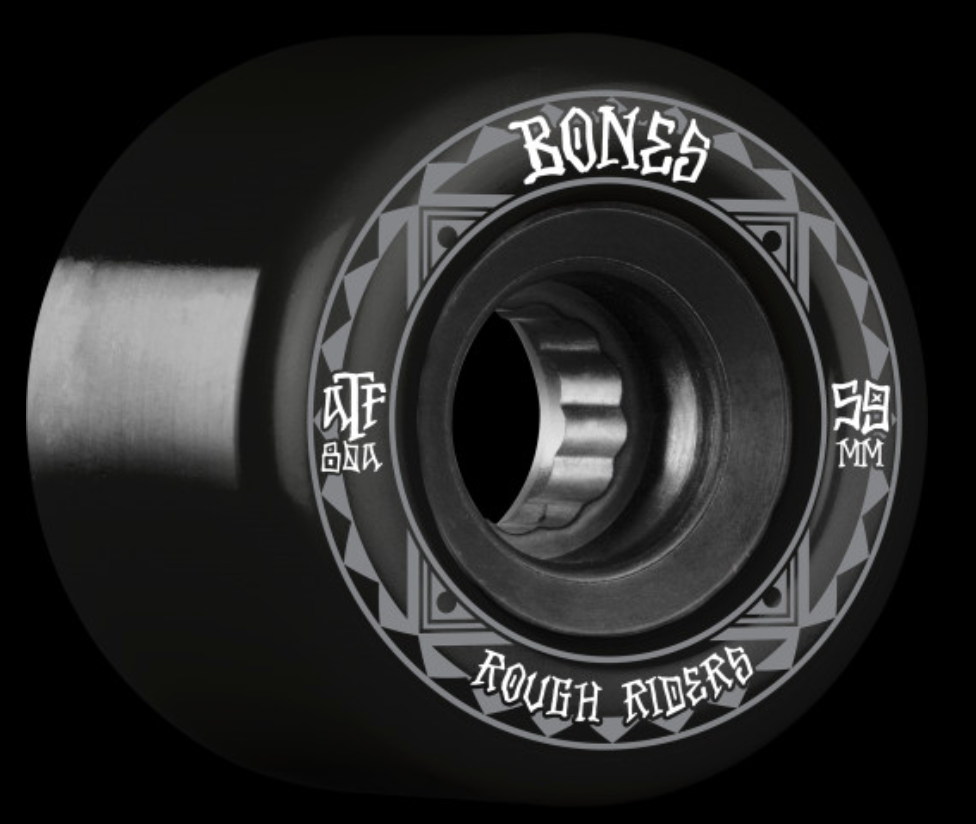 Bones Wheels Atf Rough Rider Skateboard Wheels Runners 80A - M I L O S P O R T