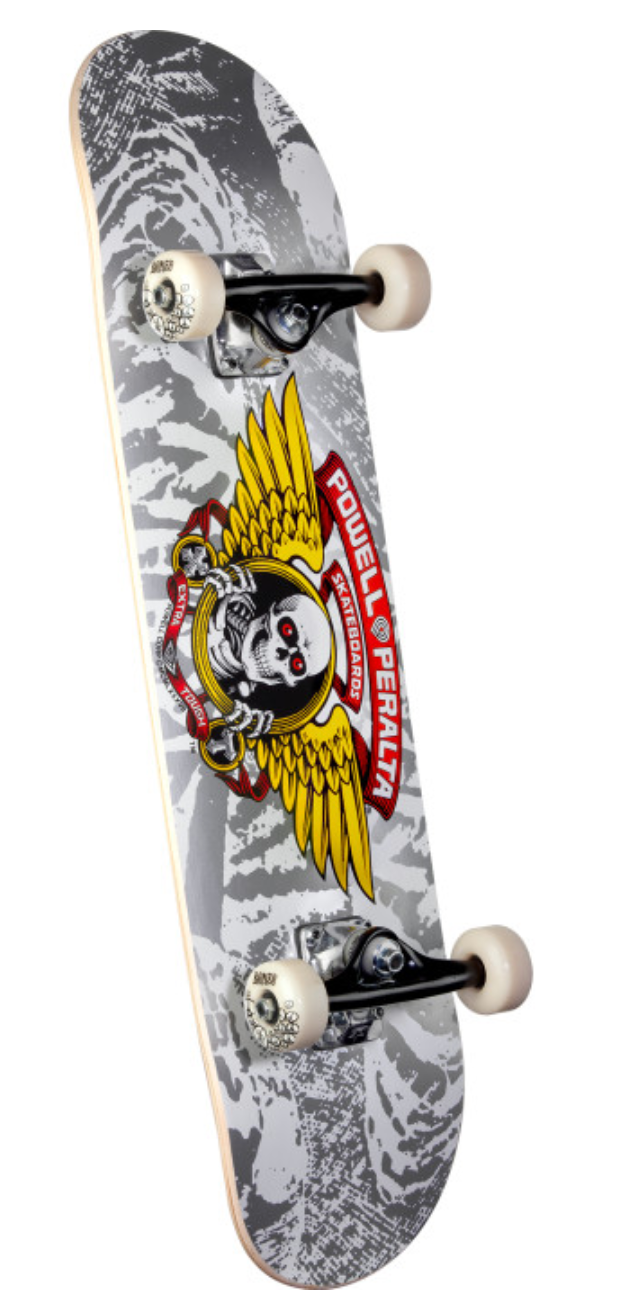 Powell Peralta Winged Ripper One Off Silver Birch Complete Skateboard 8 x 31.45 - M I L O S P O R T