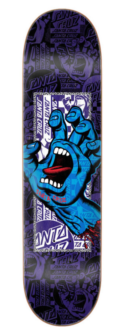 Santa Cruz Flier Collage Hand 7 Ply Skateboard Deck - M I L O S P O R T