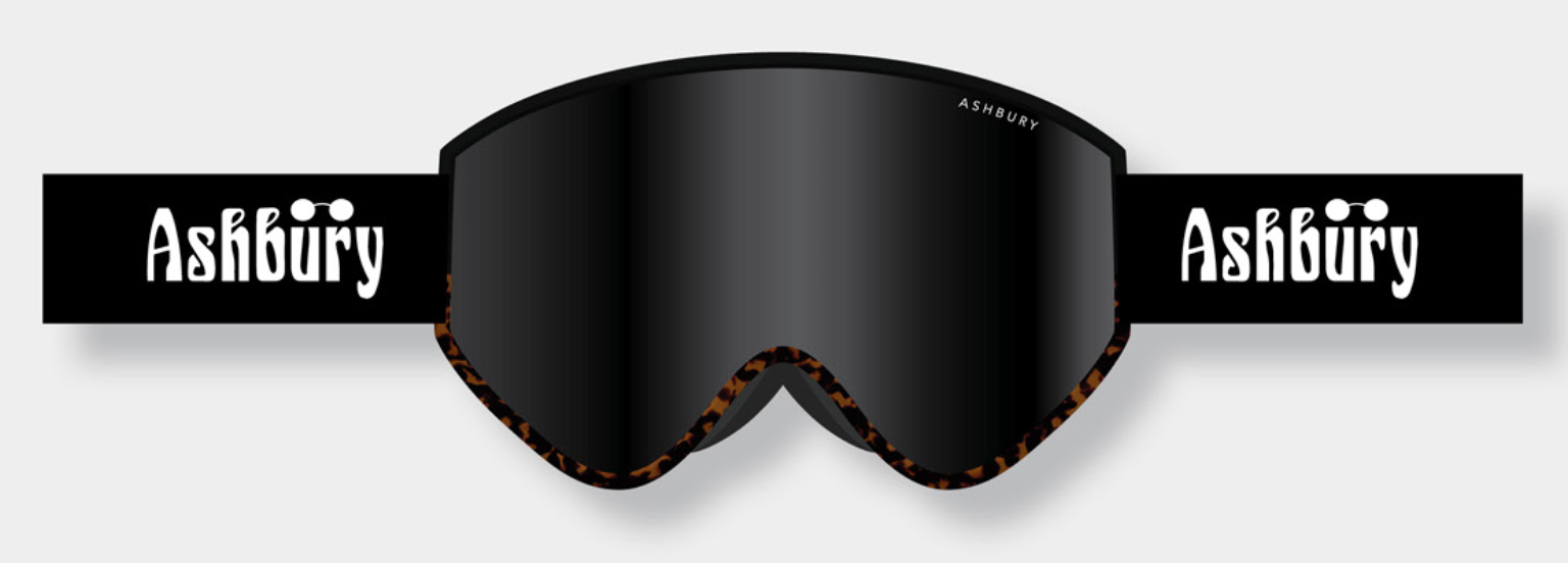 Ashbury A12 OG Snow Goggle with a Dark Smoke Lens and a Spare Yellow Lens - M I L O S P O R T