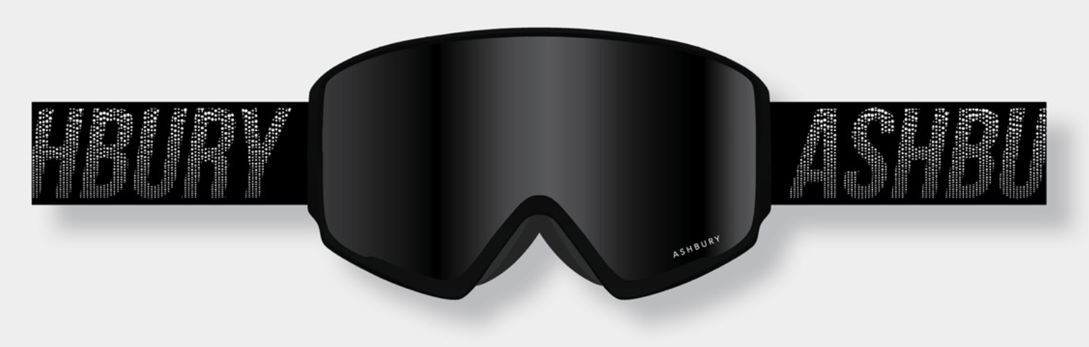 Ashbury Arrow Sundown Snow Goggle with a Dark Smoke Lens and a Spare Yellow Lens - M I L O S P O R T