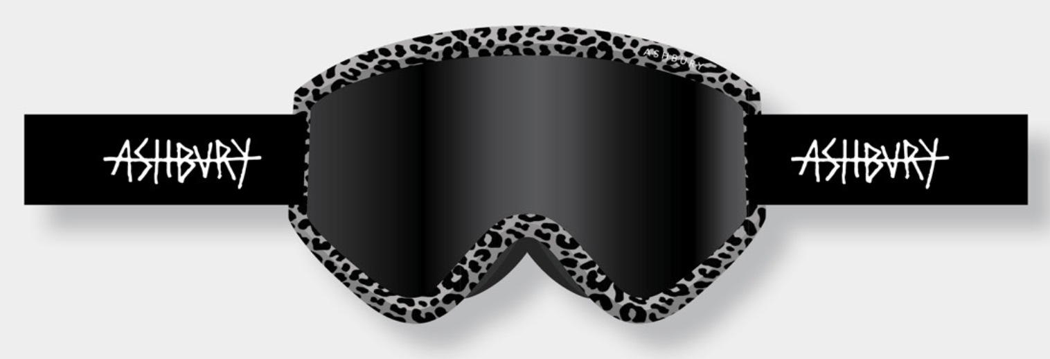 Ashbury Blackbird Farrier Snow Goggle with a Dark Smoke Lens and a Spare Yellow Lens - M I L O S P O R T