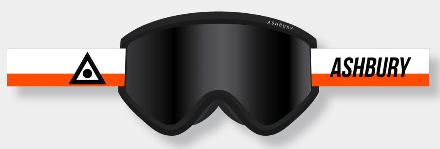 Ashbury Blackbird Skyhawk Snow Goggle with a Dark Smoke Lens and a Spare Yellow Lens - M I L O S P O R T