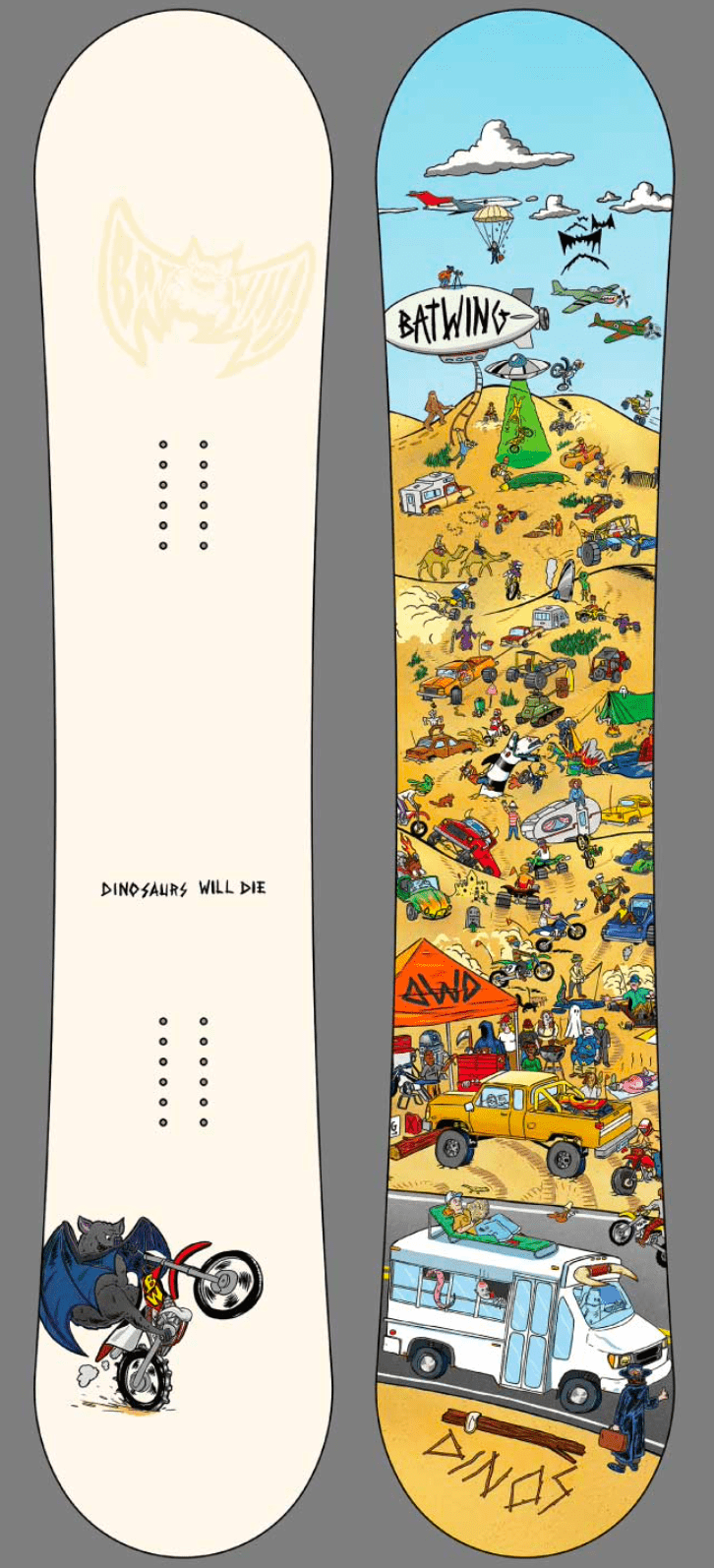 Dinosaurs Will Die (DWD) Maet Ier Snowboard 2024 - M I L O S P O R T