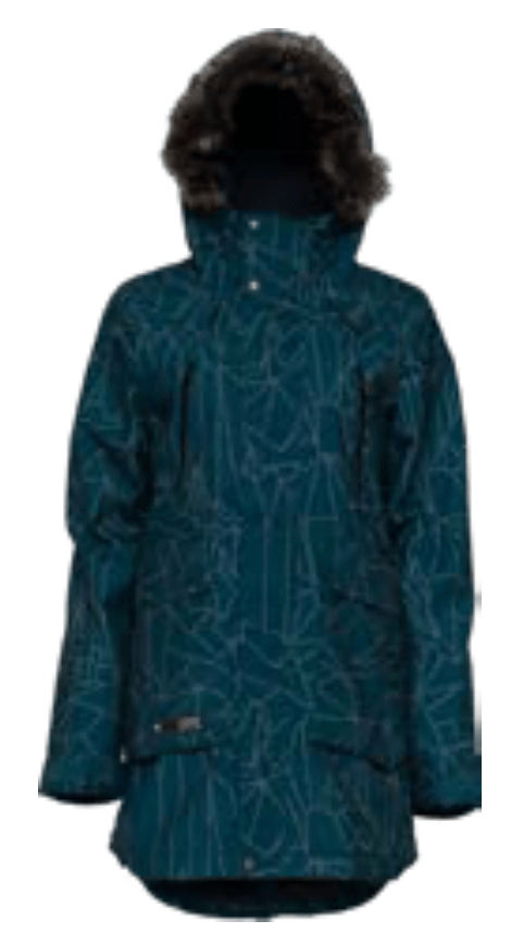 L1 Fairbanks Womens Snow Jacket in Geo Print 2024 - M I L O S P O R T