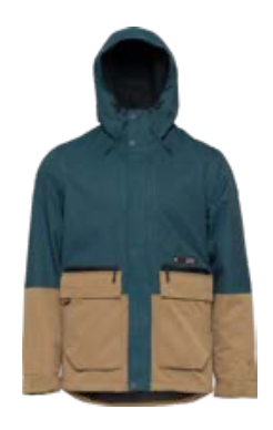 Gold 2025 snowboard jacket