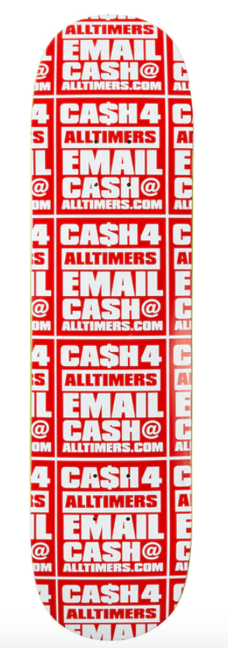 Alltimers Atlantic Ave Board Red - M I L O S P O R T