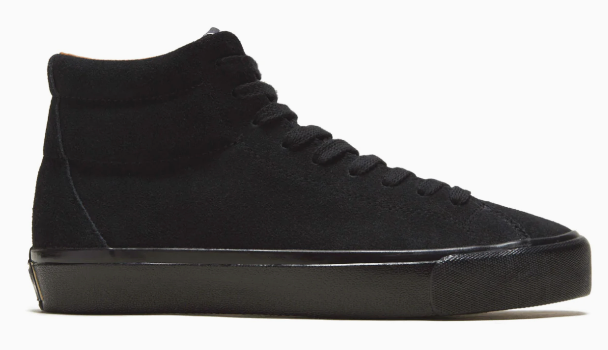 Last Resort VM003 Suede Hi Skate Shoe in Black and Black - M I L O S P O R T