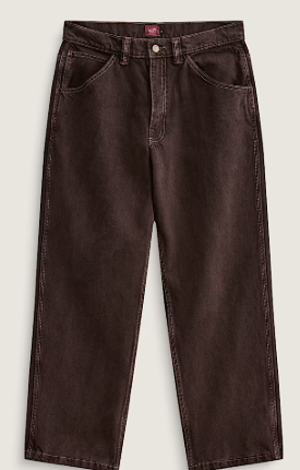 Vans Skate Check-5 Loose Denim Pants in Dark Brown - M I L O S P O R T