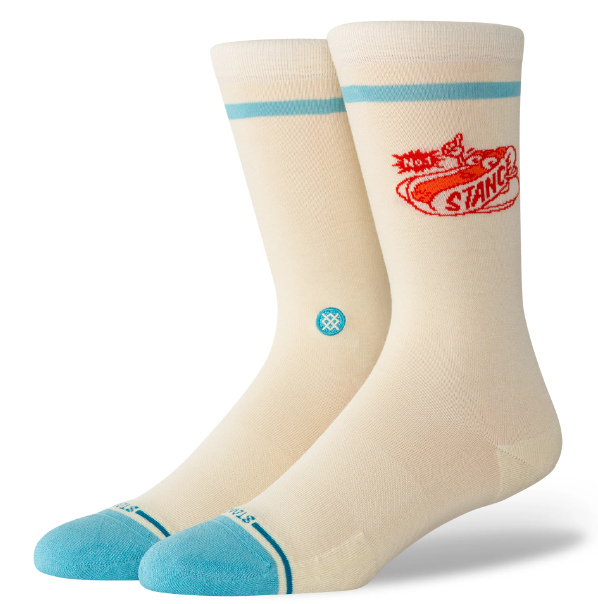 Stance Dog Crew Sock in Canvas