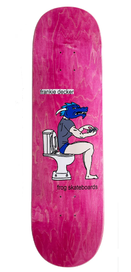 Frog Locked In Frankie Decker Skateboard Deck