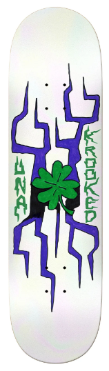 Krooked Una Lightning Clover Skateboard Deck - M I L O S P O R T