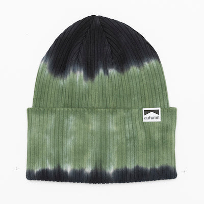 Autumn Tie Dye Split Beanie in Black 2024 - M I L O S P O R T