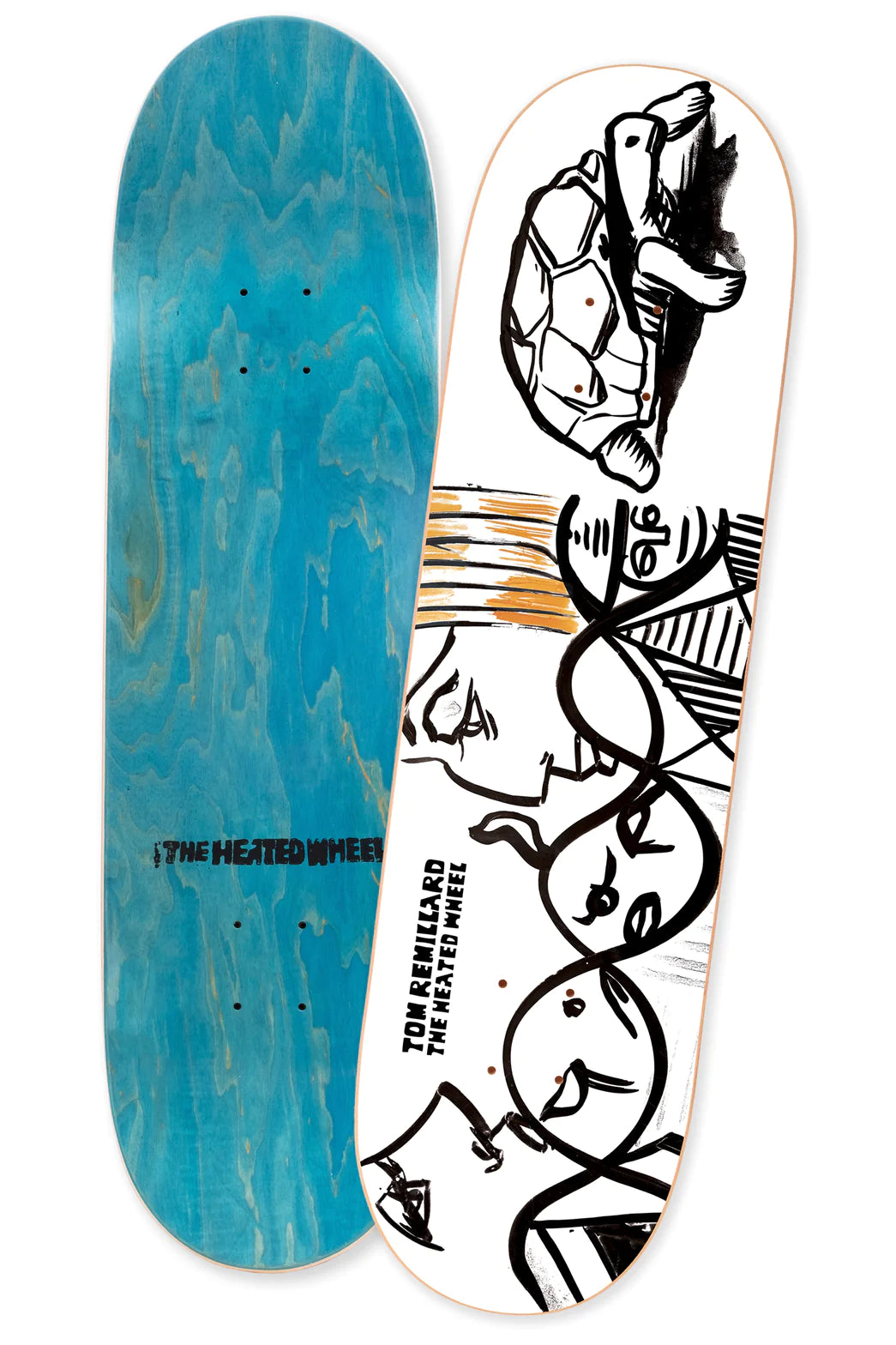Heated Wheel Tom Remillard Ocean View Skateboard Deck - M I L O S P O R T