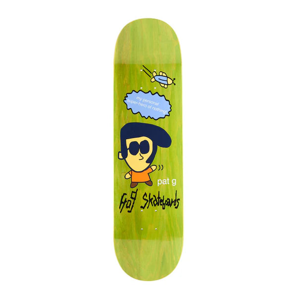 Frog Super Hero (Pat G) Skate Deck - M I L O S P O R T