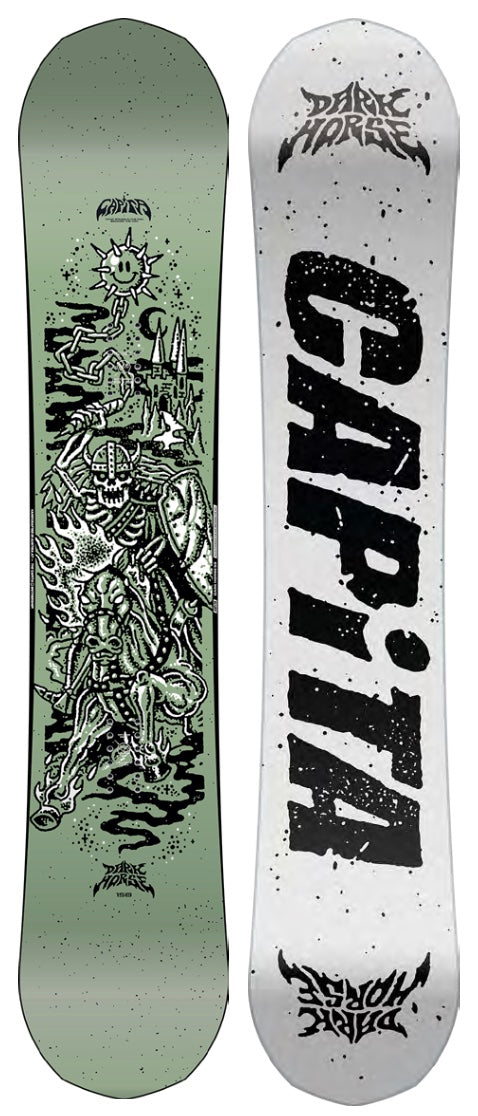 2018 snowboards capita Dark Horse Men's Freestyle Snowboard (2026, 150cm) : Sports & Outdoors friendly iteration of the team 2018 Capita Defenders of Awesome