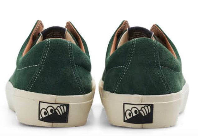 Last Resort VM003 LO Suede Shoe in Elm Green and White - M I L O S P O R T