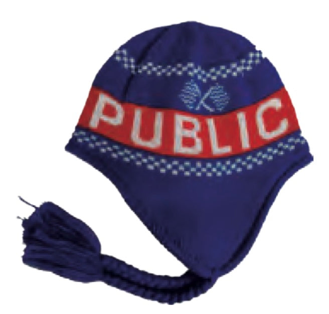 Public Racer Ear Flap Beanie - M I L O S P O R T