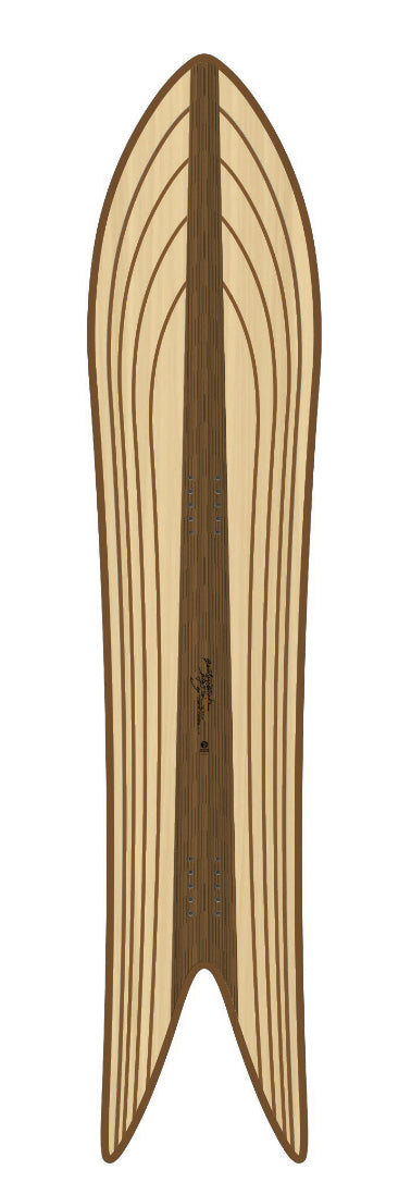 Gentemstick Big Fish Outline Core Snowboard 2025 - M I L O S P O R T