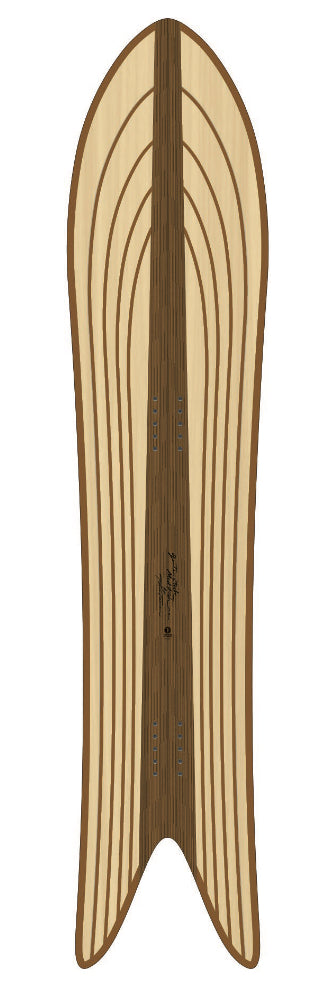 Gentemstick Mid Fish Outline Core Snowboard 2025 - M I L O S P O R T