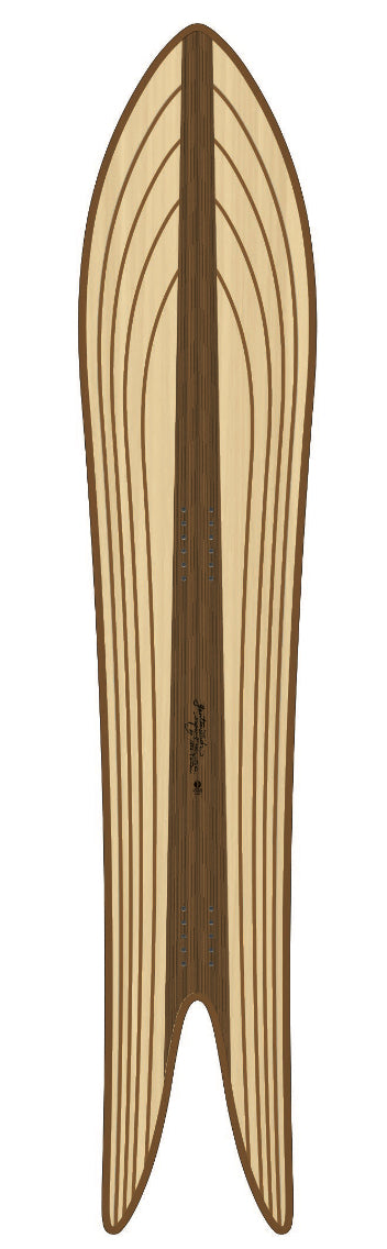 Gentemstick Super Fish Outline Core Snowboard 2025 - M I L O S P O R T