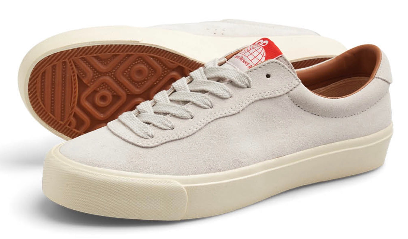 Last Resort VM001 LO Suede Shoe in White and White - M I L O S P O R T