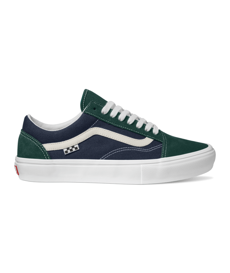 Vans Skate Old Skool in Tartan Green and Blue - M I L O S P O R T