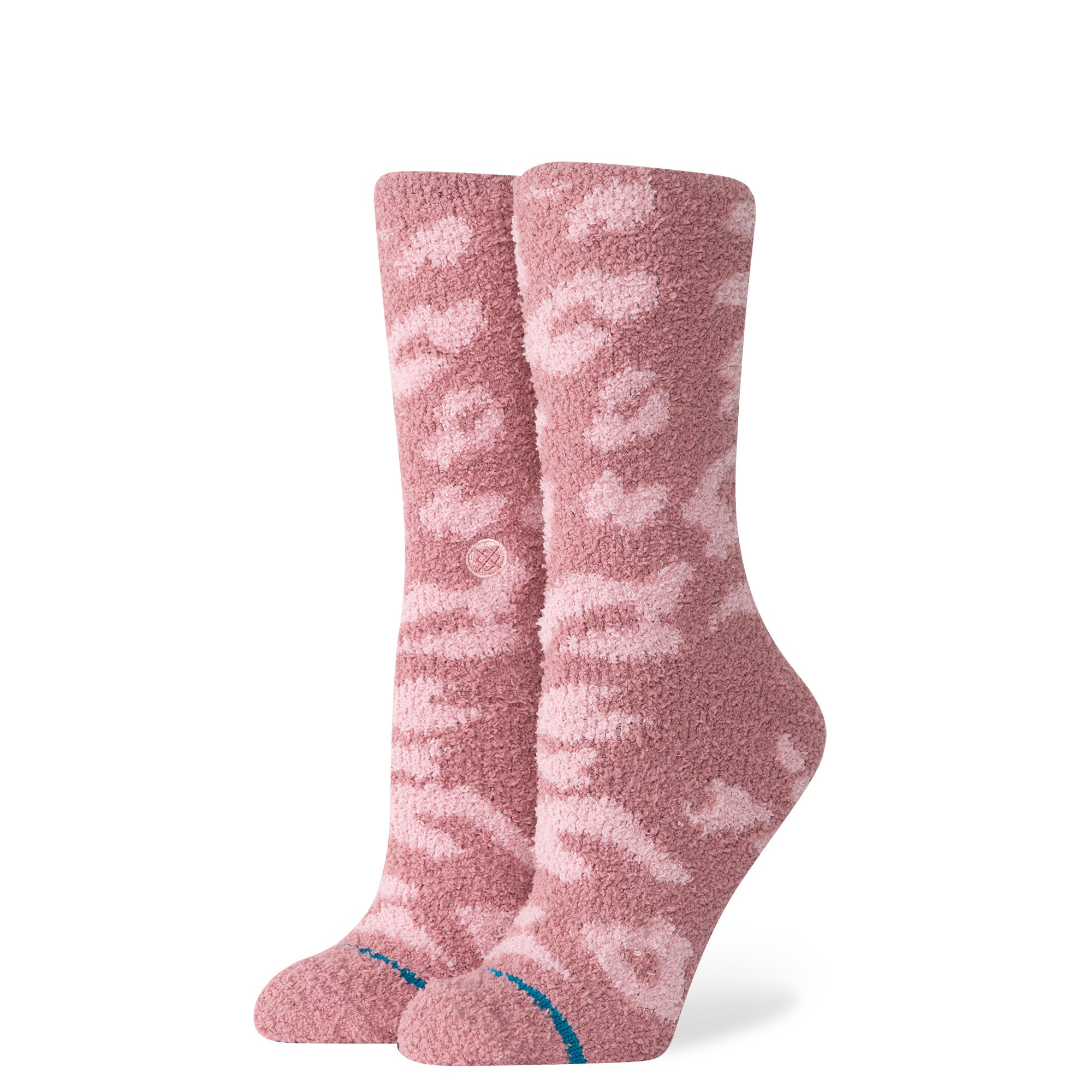 Stance Purrfect Crew Socks in Dusty Rose - M I L O S P O R T