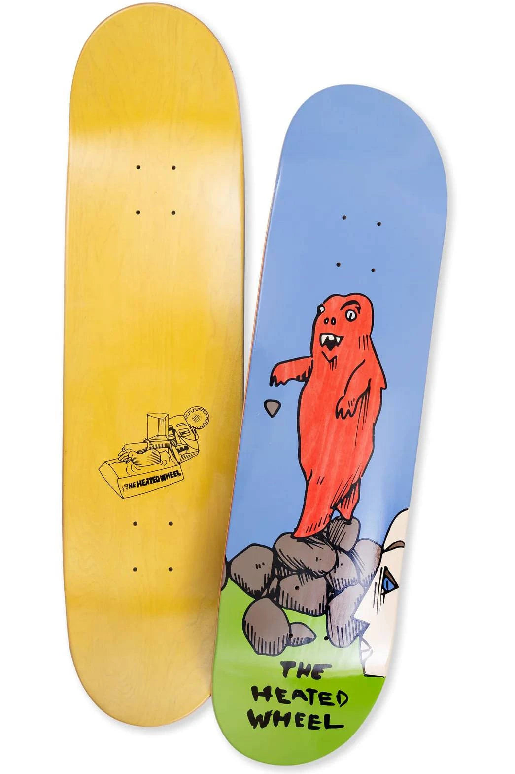 Heated Wheel Wanderer Skateboard Deck - M I L O S P O R T