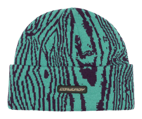 Corduroy Warpwood Beanie in Teal 2024 - M I L O S P O R T