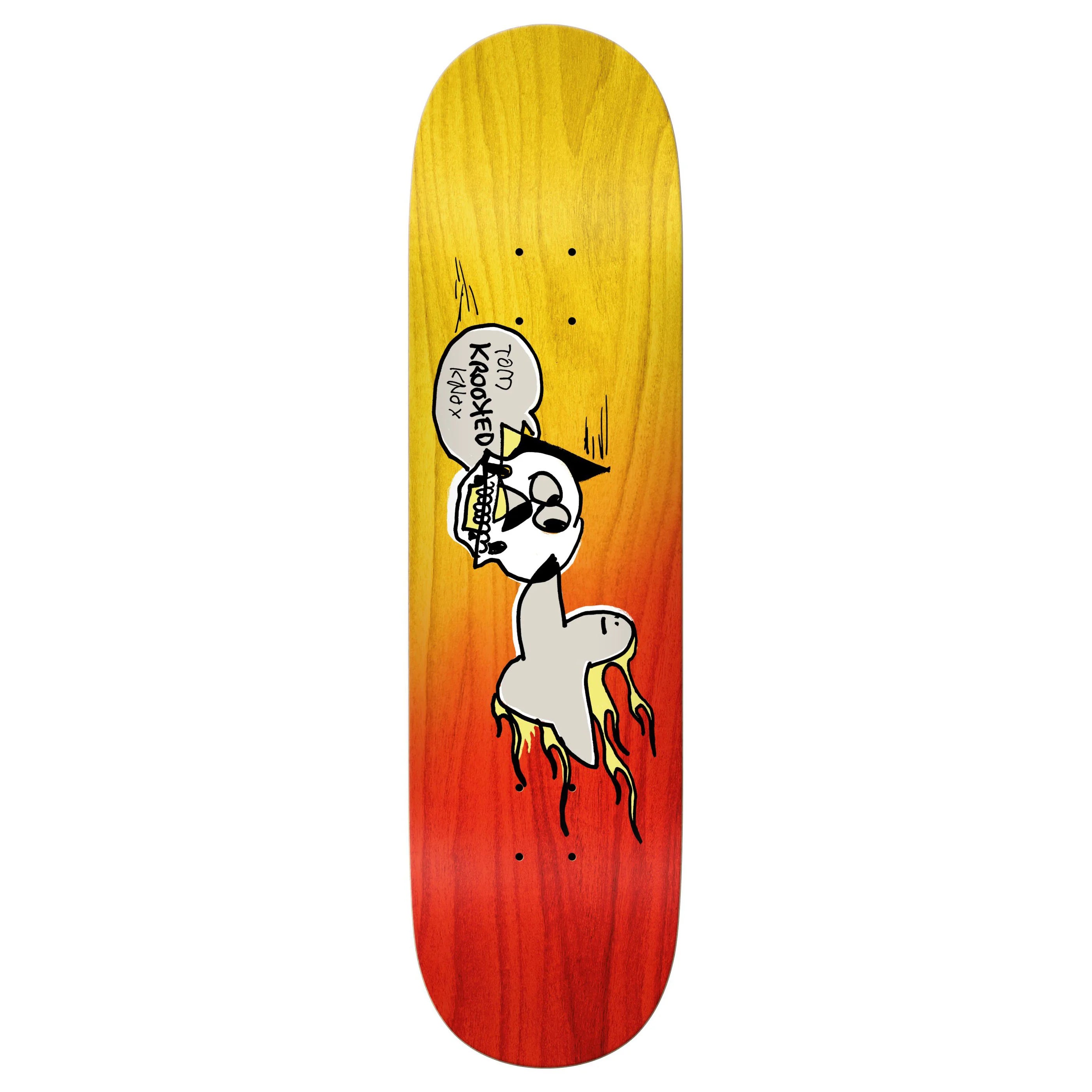 Krooked Knox Burn Bird Skateboard Deck in 8.25 - M I L O S P O R T