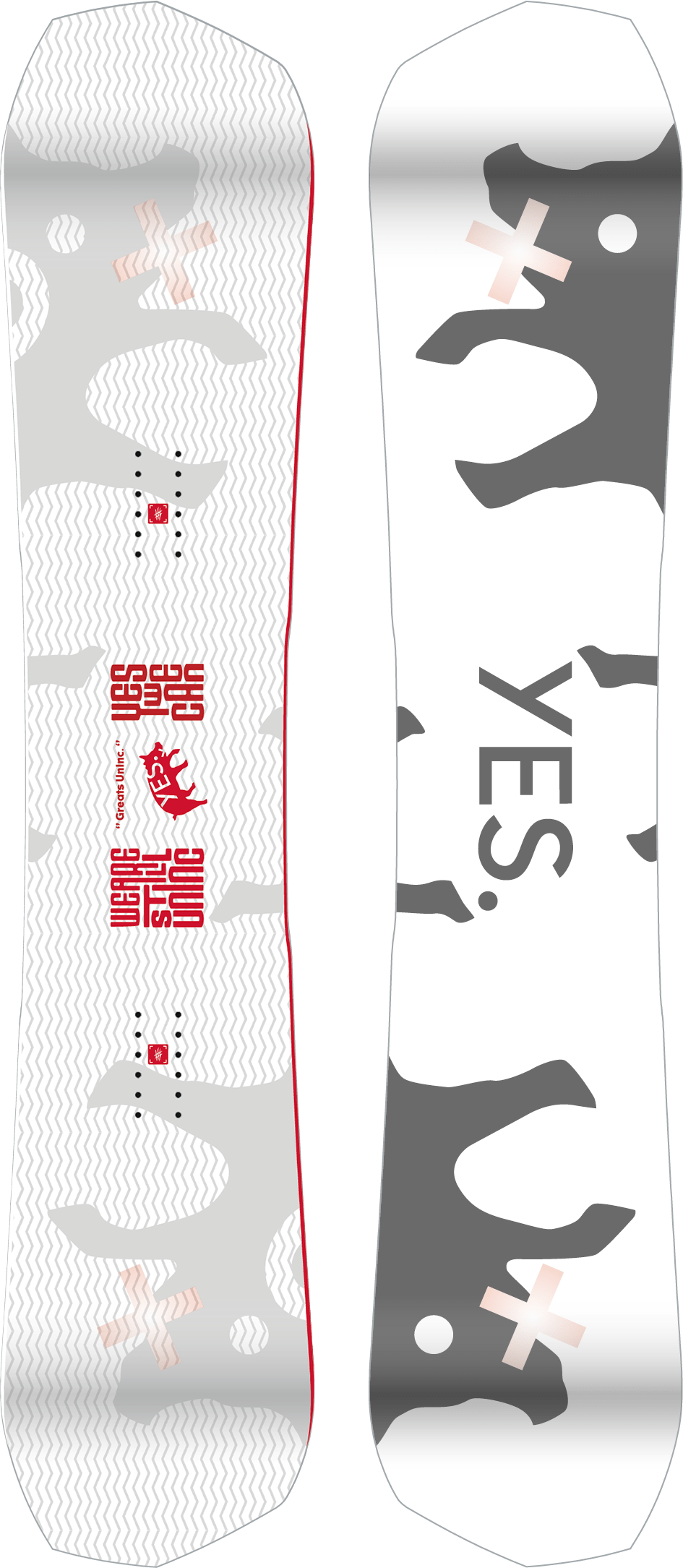 The Yes The Greats Uninc Snowboard 2025