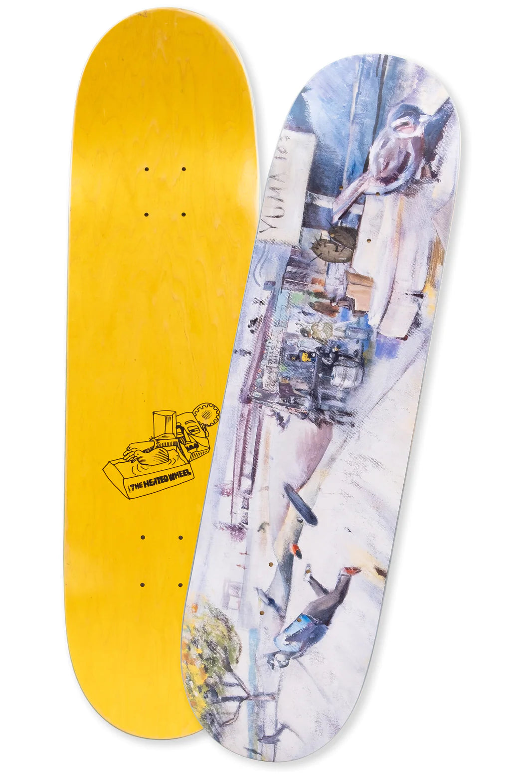 Heated Wheel Yuma Slick Skateboard Deck - M I L O S P O R T