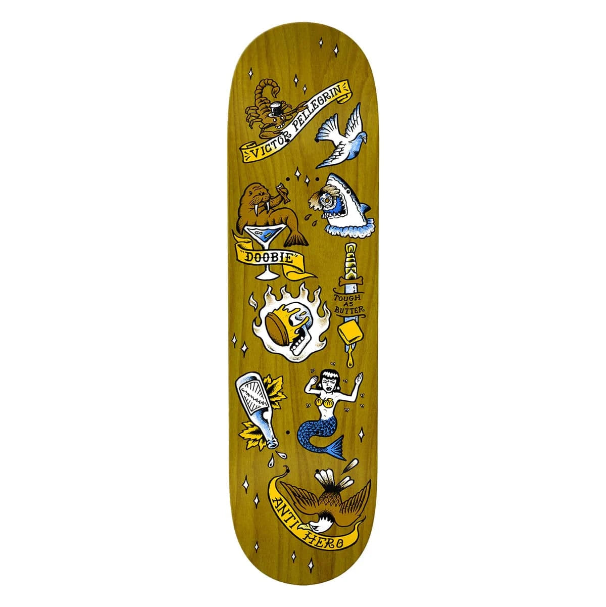 Antihero Doobie No Regrets Skateboard Deck - M I L O S P O R T