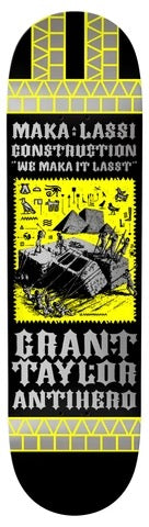 Antihero Grant Makalassi Construction Renovated Skateboard Deck - M I L O S P O R T