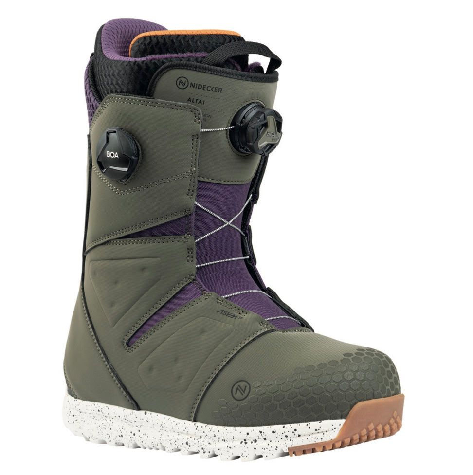 Nidecker Altai Boa Snowboard Boot in Green 2025 - M I L O S P O R T