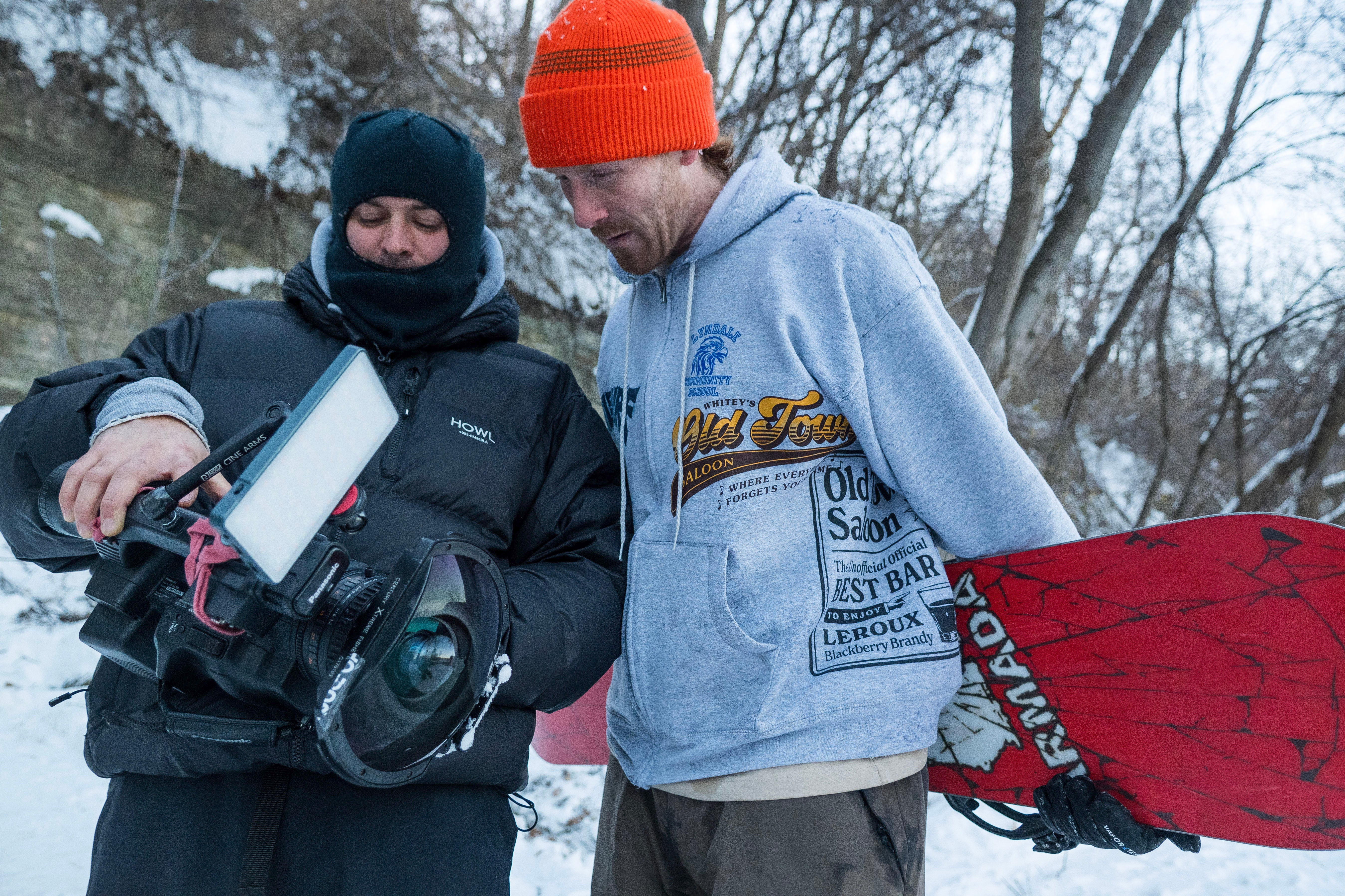 Armada Beatnik Snowboard 2027 with Danimals footy check with Red Beatnik Base visible.
