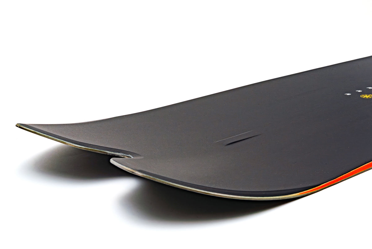 Armada Shatter Point Snowboard 2027 with detailed topsheet and tail design, ideal for all-mountain snowboarding.
