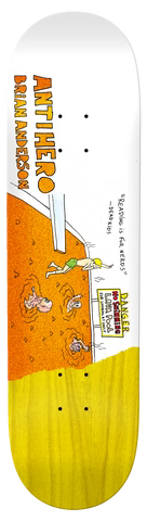 Anti Hero BA Porous Walker Round 3 Skateboard Deck