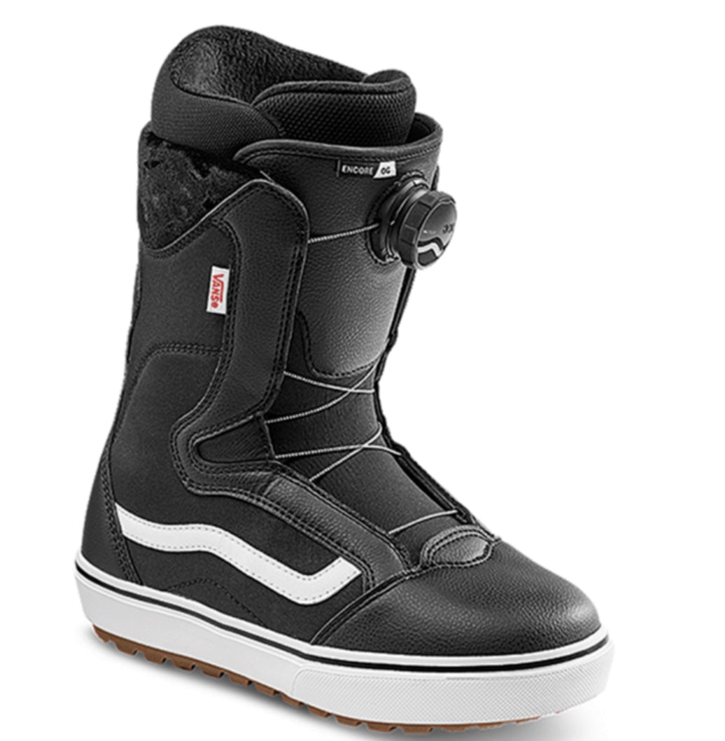 Vans Encore OG Womens Snowboard Boot in Black White 2026 - M I L O S P O R T