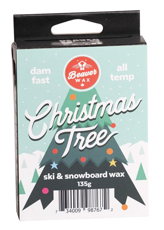 Beaver Wax Christmas Tree Scented Snowboard Wax - M I L O S P O R T