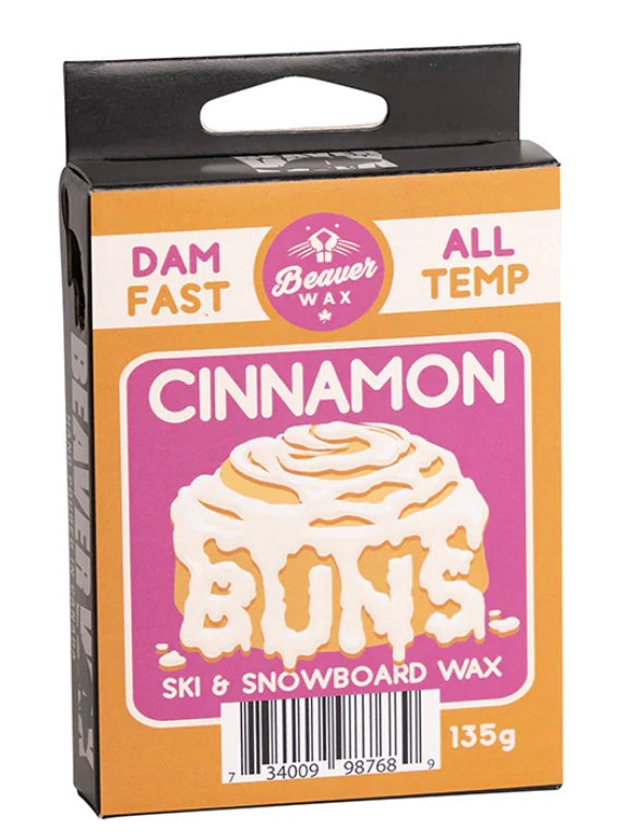 Beaver Wax Cinnamon Bun Scented Snowboard Wax - M I L O S P O R T