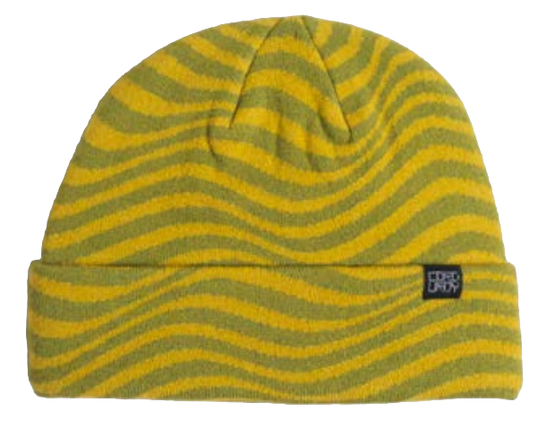 Gray Corduroy Freakout Beanie by Corduroy, unisex knit hat with a textured corduroy pattern, suited for men and women.
