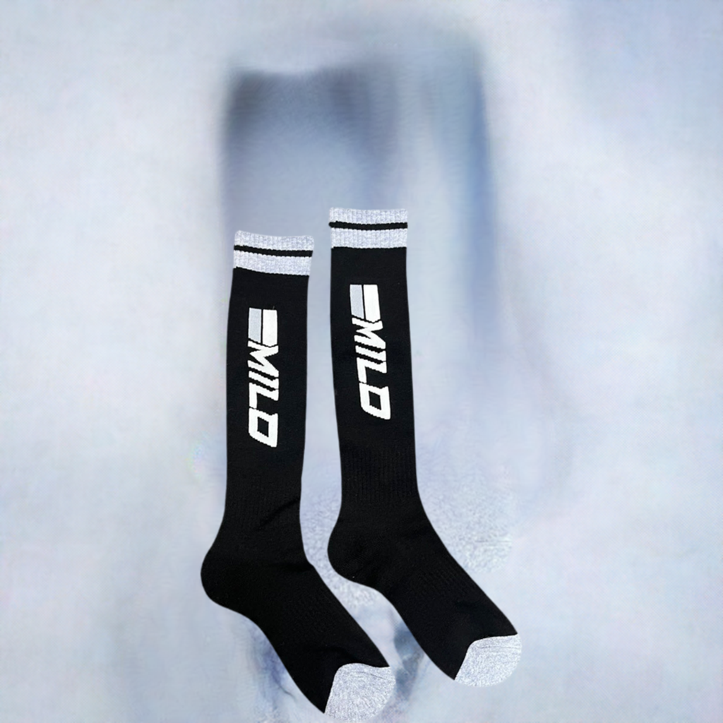Milosport Authentic Snow Sock in Black and White - M I L O S P O R T