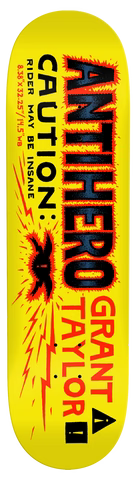 Anti Hero Grant Caution Skateboard Deck