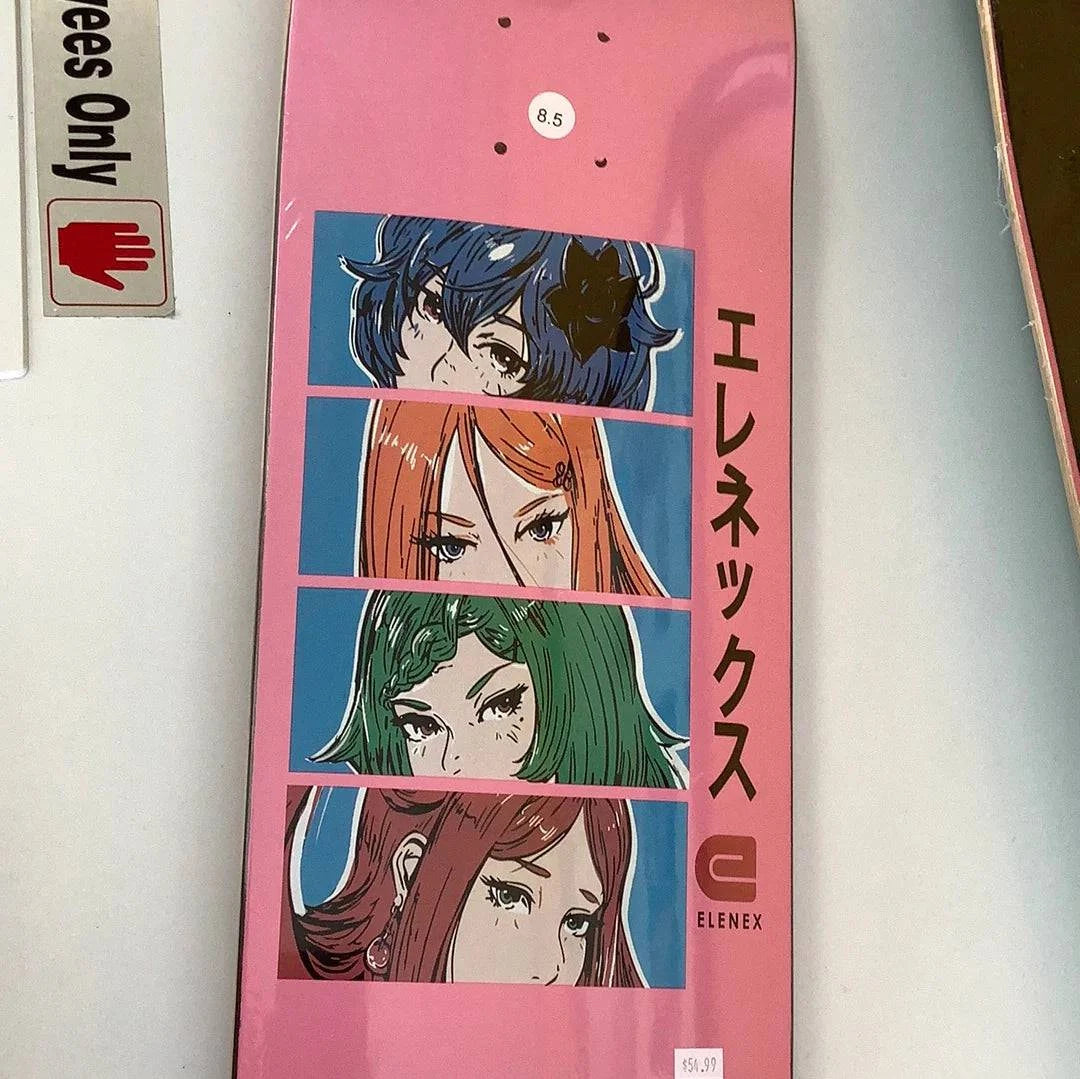 Elenex Glory Squad Skateboard Deck in Assorted Stains - M I L O S P O R T