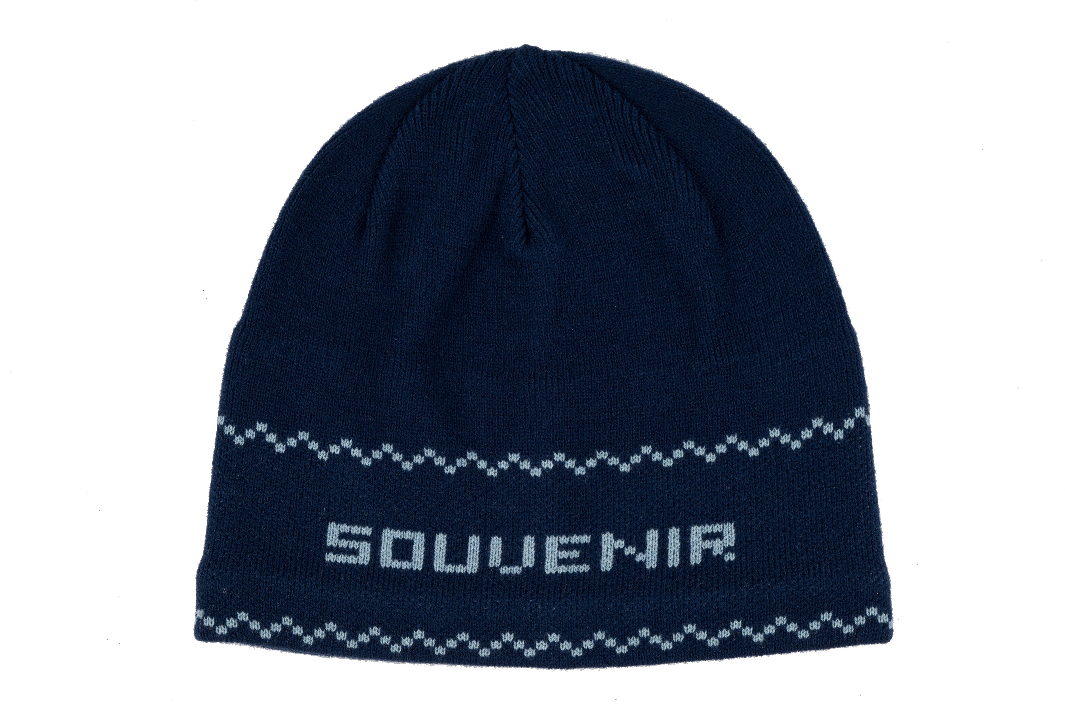 Souvenir Jacquard Skully 2027 hat, unisex design with intricate jacquard pattern, stylish accessory for men and women.